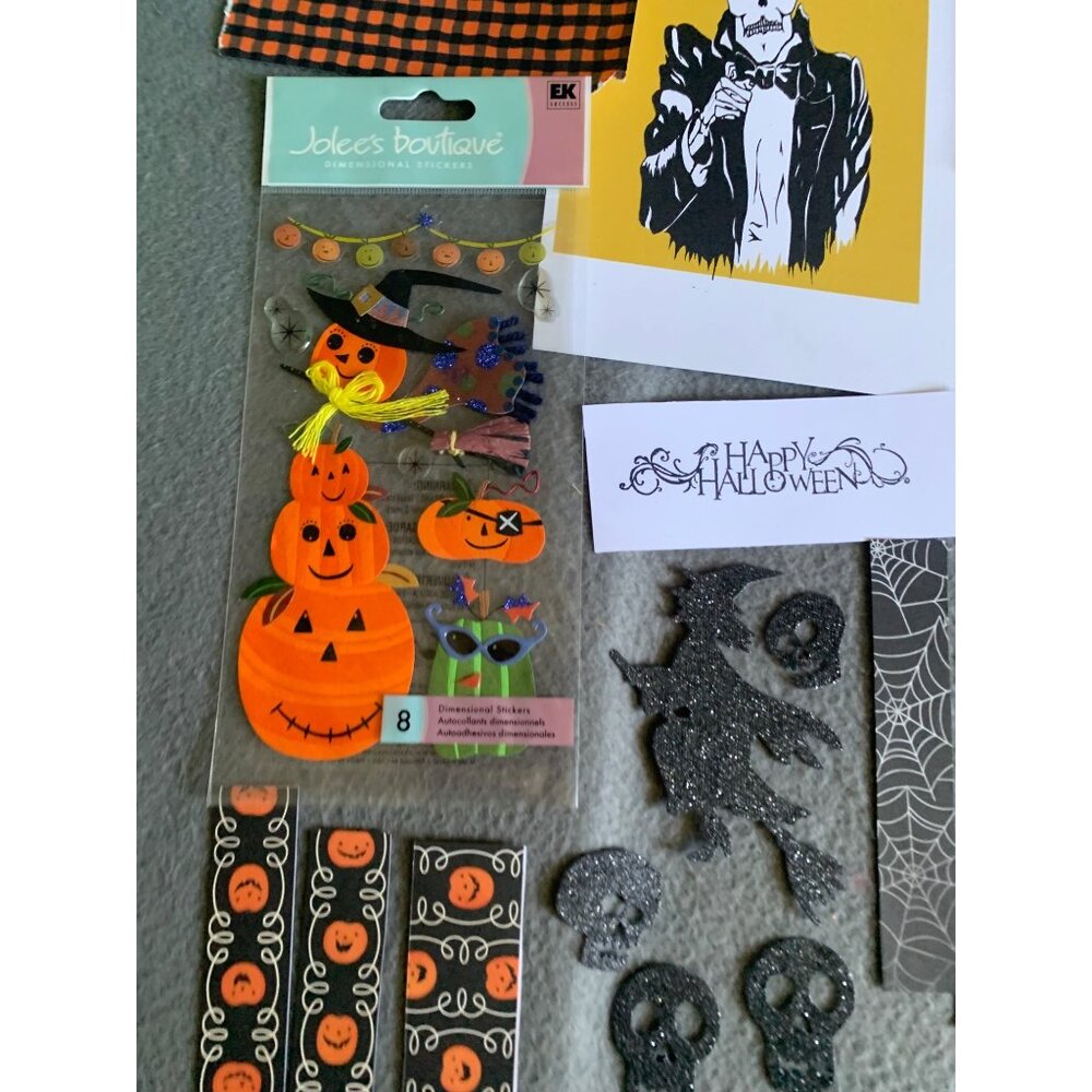 Halloween Scrapbooking & Craft Supplies Lot - Picture 11 of 11